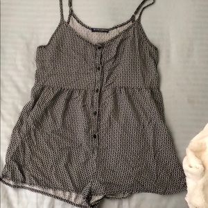 Brandy Melville Floral Romper